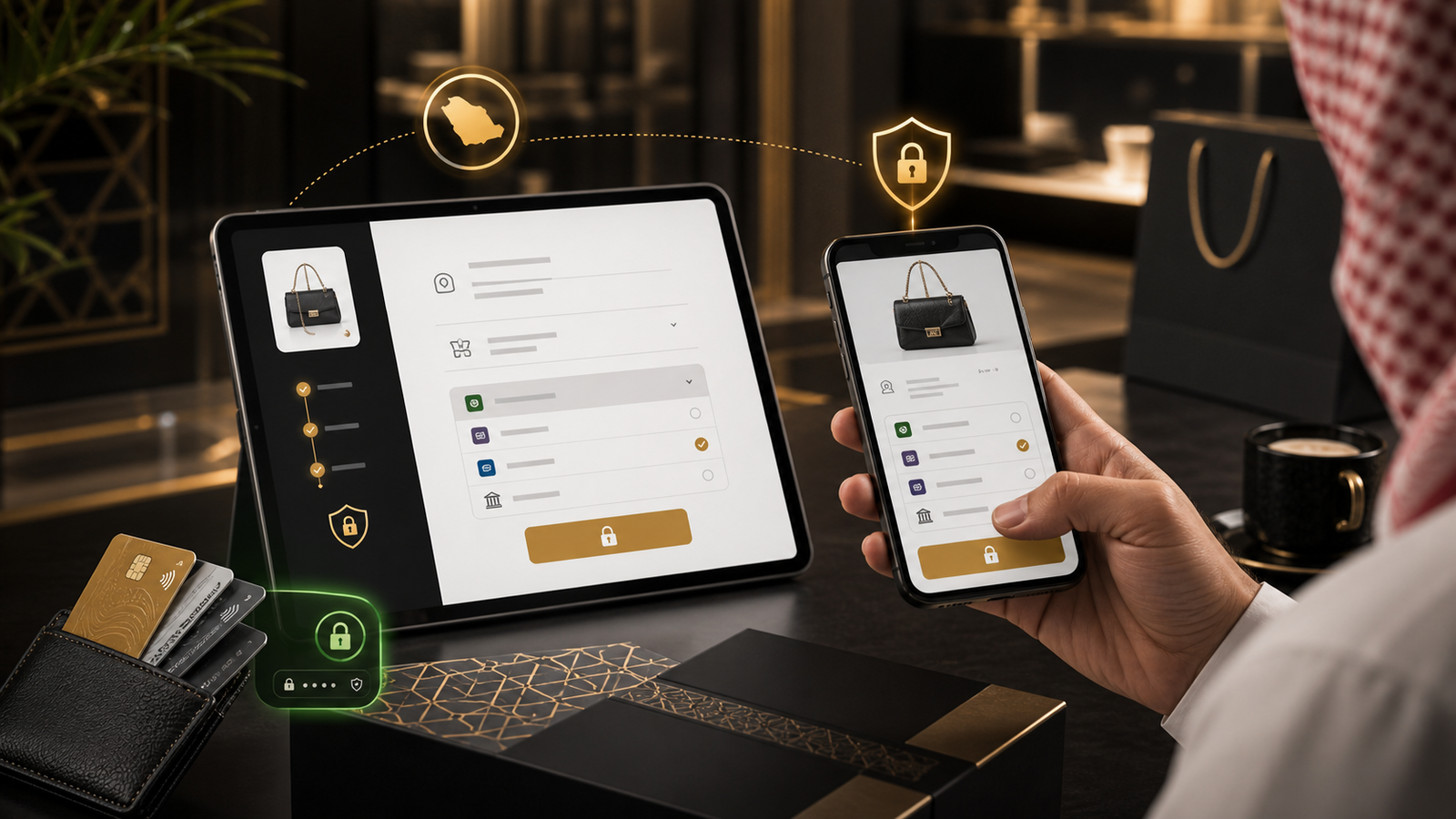 Secure Saudi online store checkout and local payment trust signals